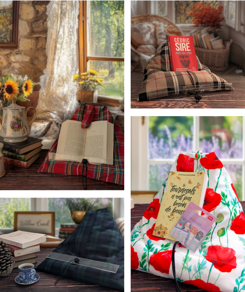 Coussin de lecture personnalisable