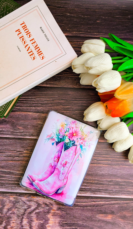 Fond Kindle bottes santiags rose _ PRODUIT NUMERIQUE A TELECHARGER