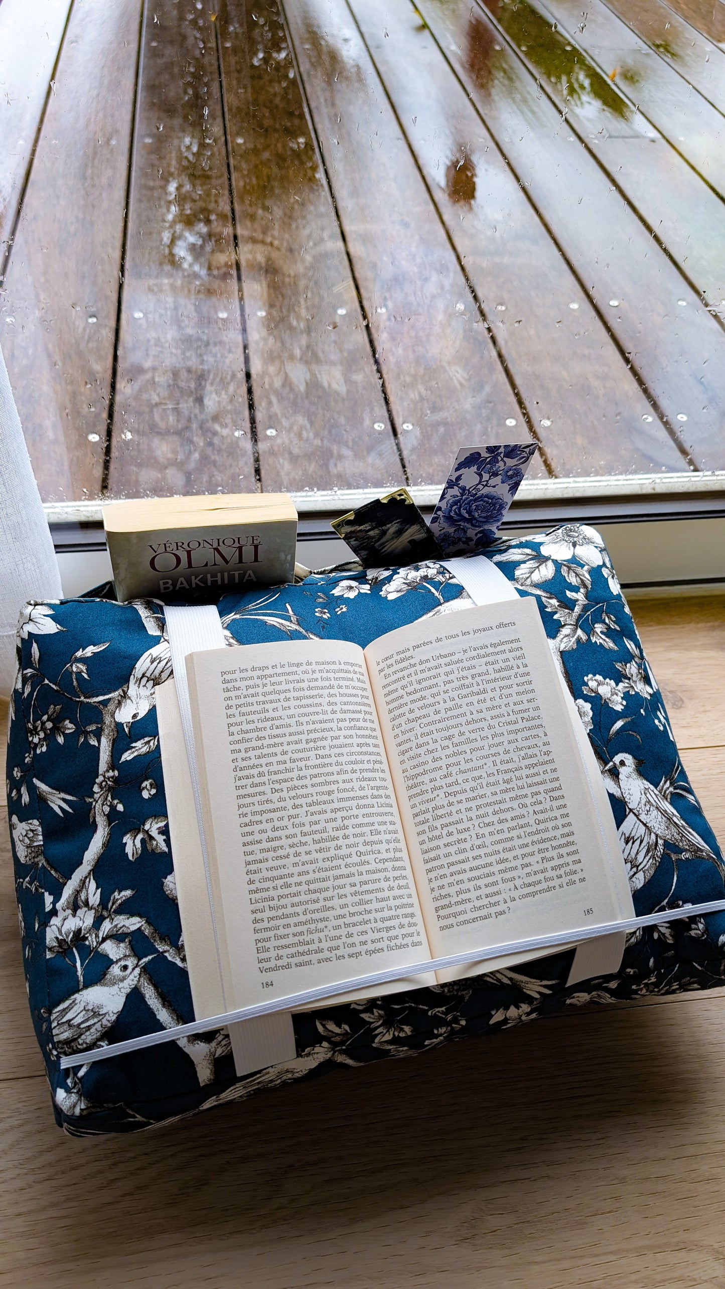 Maxi coussin de lecture avec poches PERSONNALISABLE