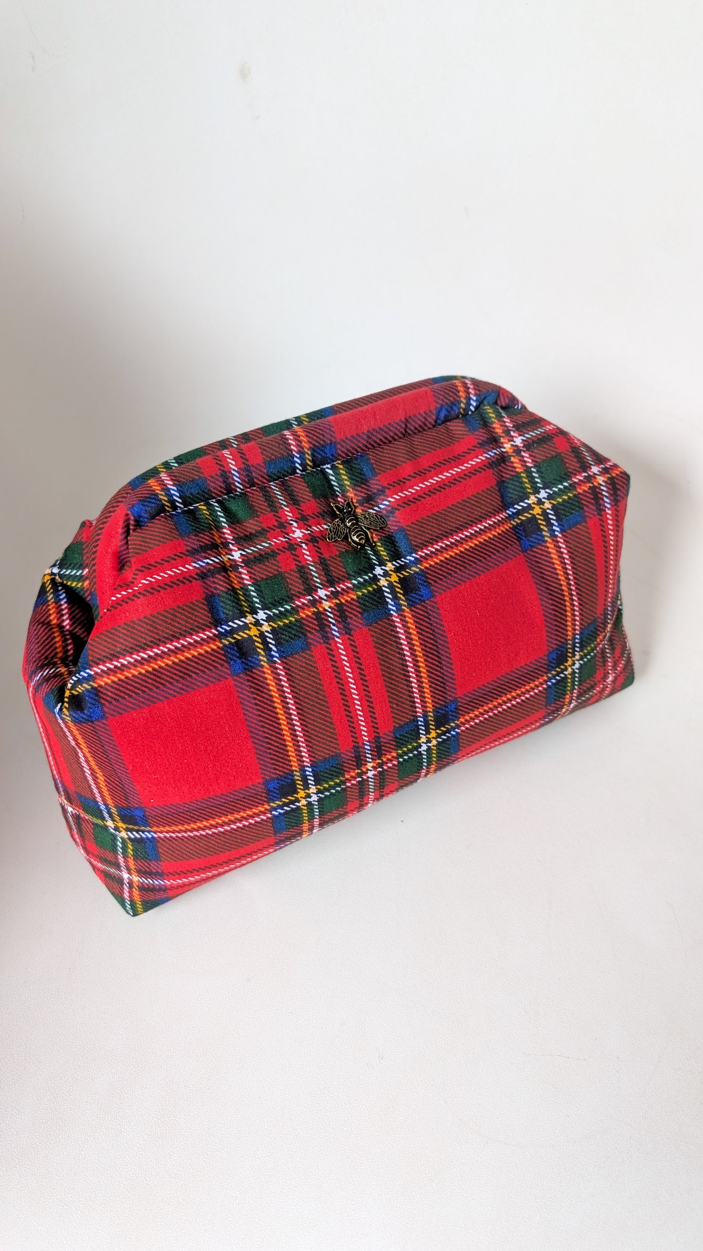 Trousse de toilette Tartan rouge